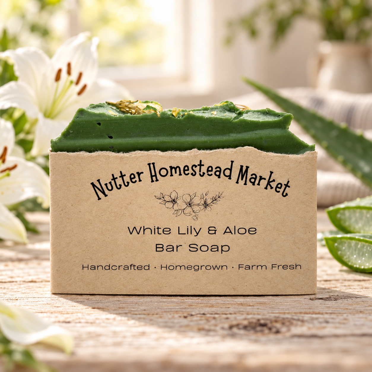 White Lily & Aloe - Bar Soap